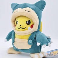 takara tomy pokemon snorlax coslay pikachu plush doll toys for children birthday christmas gifts