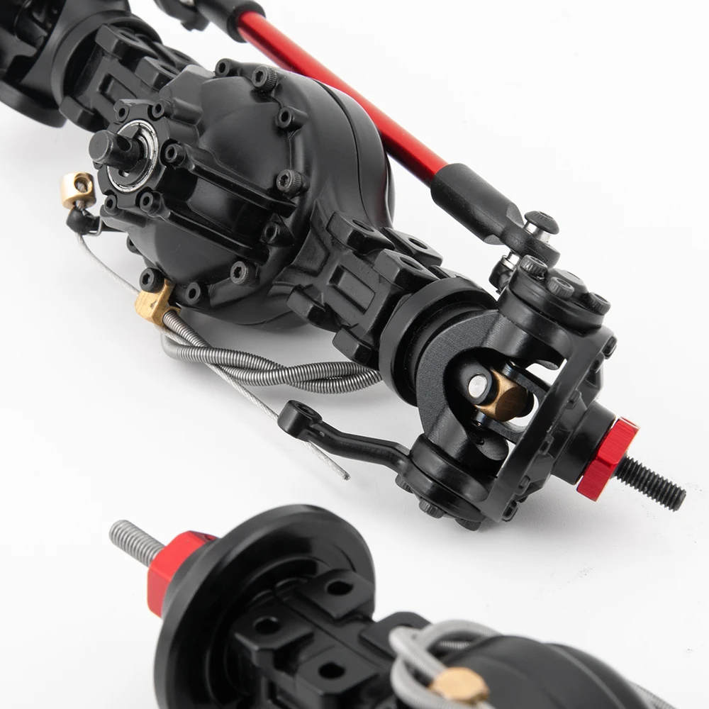 Передняя и задняя металлическая деталь YEAHRUN со встроенной стальной шестерней для