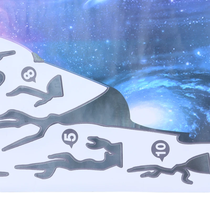 Креативная 3D кирпичная стена Вселенная космическая галактика напольная