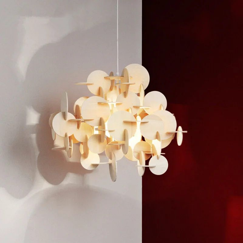 

Nordic creative personality Contemporary contracted living room bedroom restaurant Children room color Building Blocks droplight