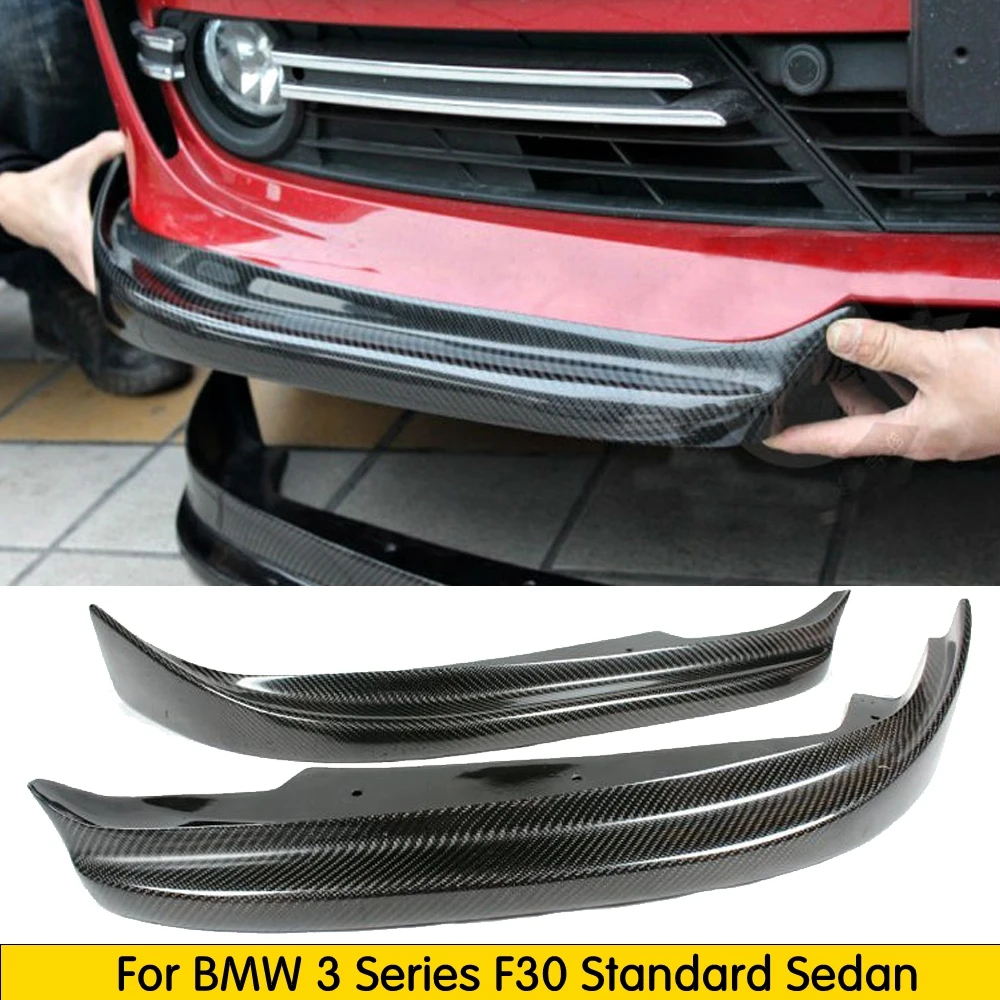 Разветвители для переднего бампера BMW F30 320i 328i 335i Standard Sedan 4 Door 12 15|front lip|lip splitterlip front