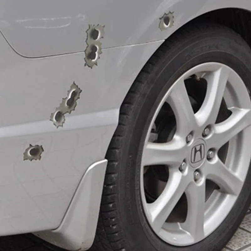 Реалистичные пулевидные отверстия стикер для стайлинга автомобиля выстрел