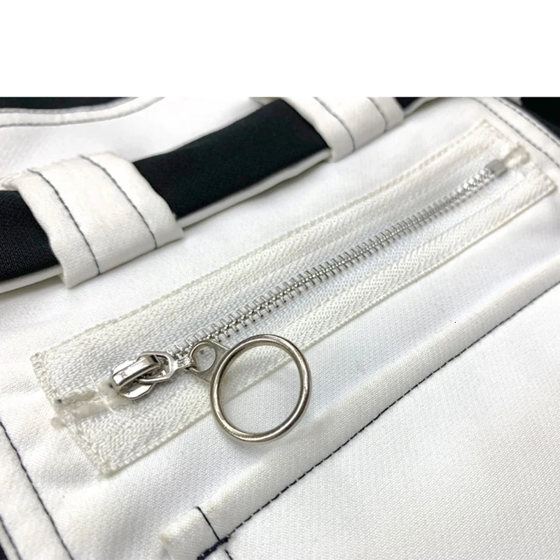 Женский блейзер с карманами [EWQ] черный отложным воротником и длинными рукавами в