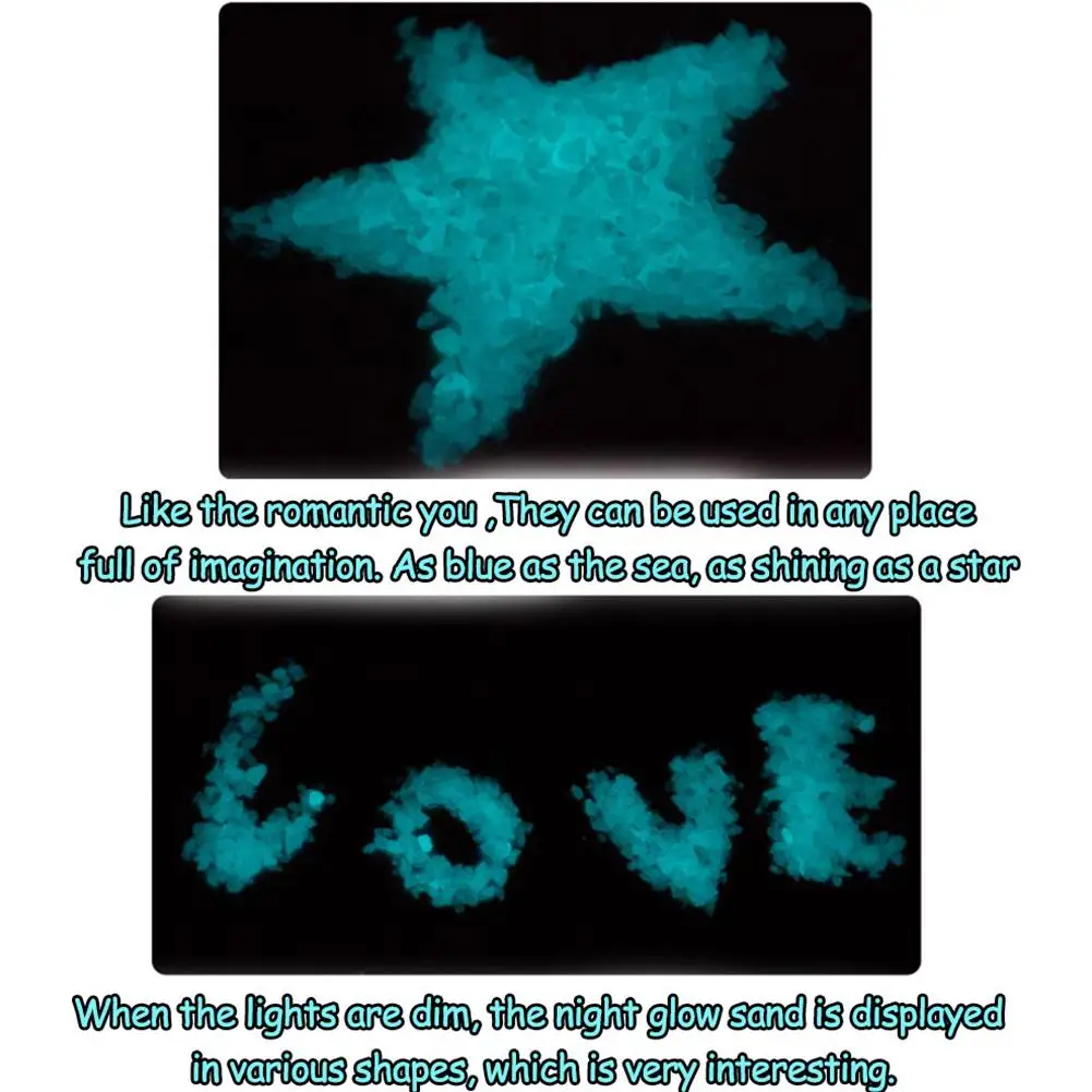 10 г светящийся песок вечерние DIY Звездные Дети Желая бутылка флуоресцентные