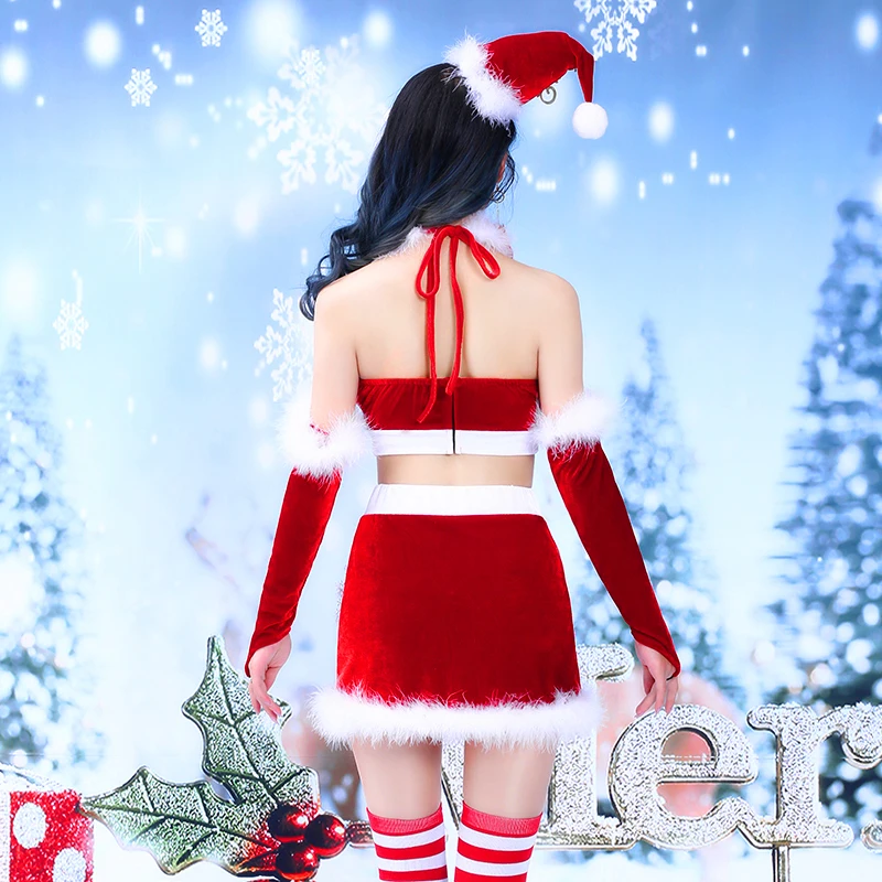 

Christmas Female DJ Costume Sexy Outfits For Woman Nightclub Gogo Dance Costume Performance Stage Clothing Rave Outfit DQS3588