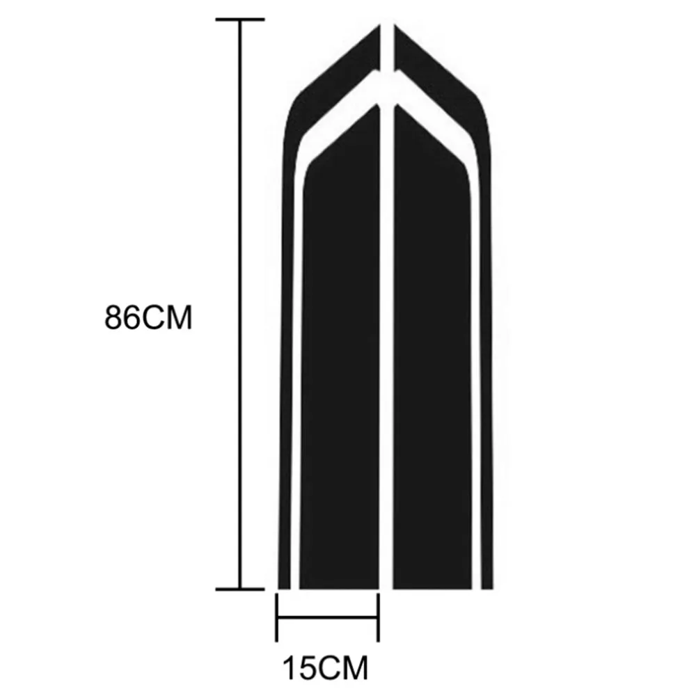 

Car Hood Decal Sticker Universal Hood Racing Body Vinyl Stripe Exterior Decal Decoration