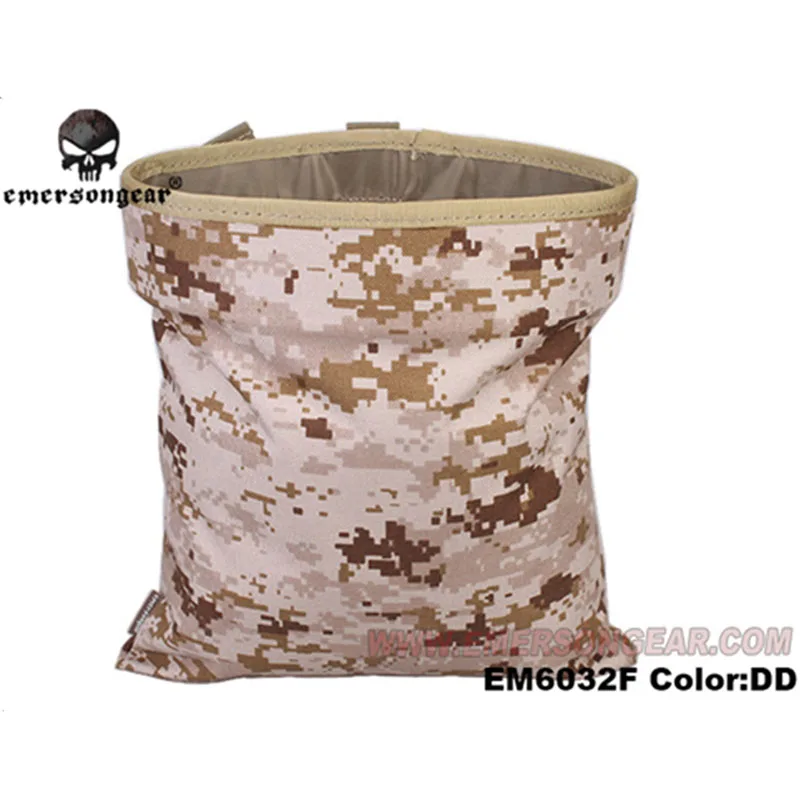 DD Emerson gear тактический висячий чехол CQC Складная Сумка-самосвал MOLLE утилита Органайзер охотничий EDC поясной чехол военный страйкбол снаряжение - Цвет: DD