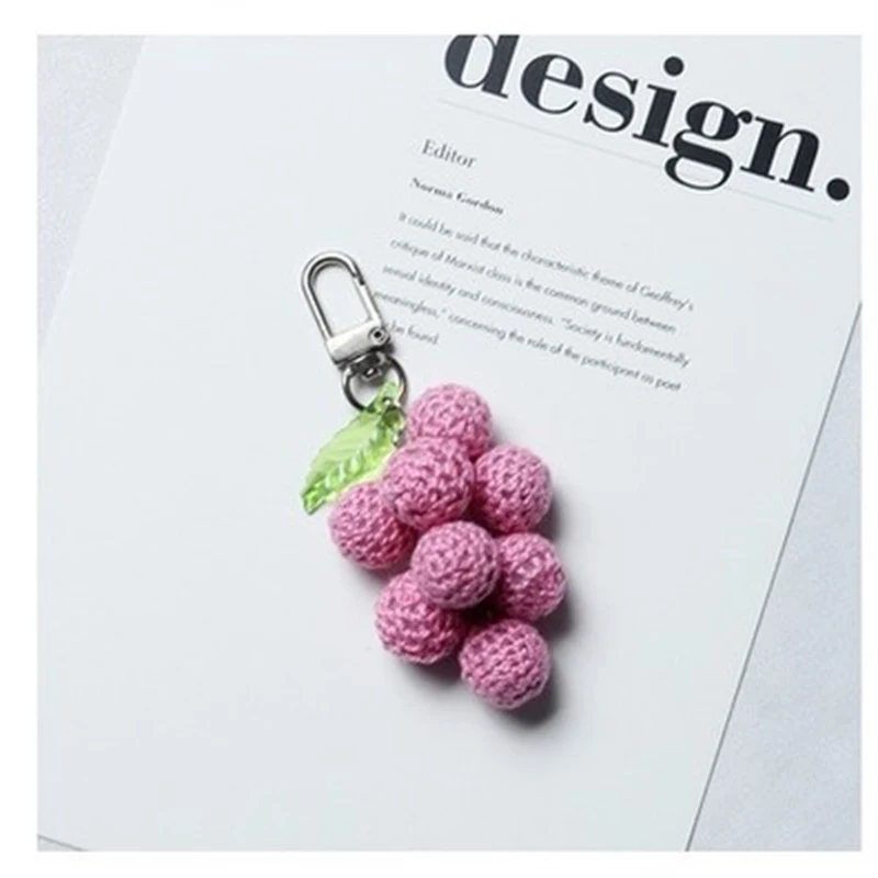 Новый милый кулон брелок виноград многоцветные Ювелирные изделия девушка мода