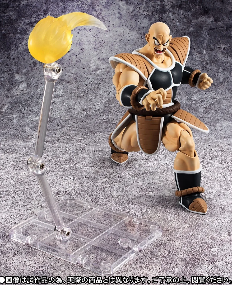 

BANDAI SHF Original Edition Dragon Ball Z Nappa Anime Figures 18CM ABS Model Toys Super Saiyan Action Figures Toy for Kids Gift