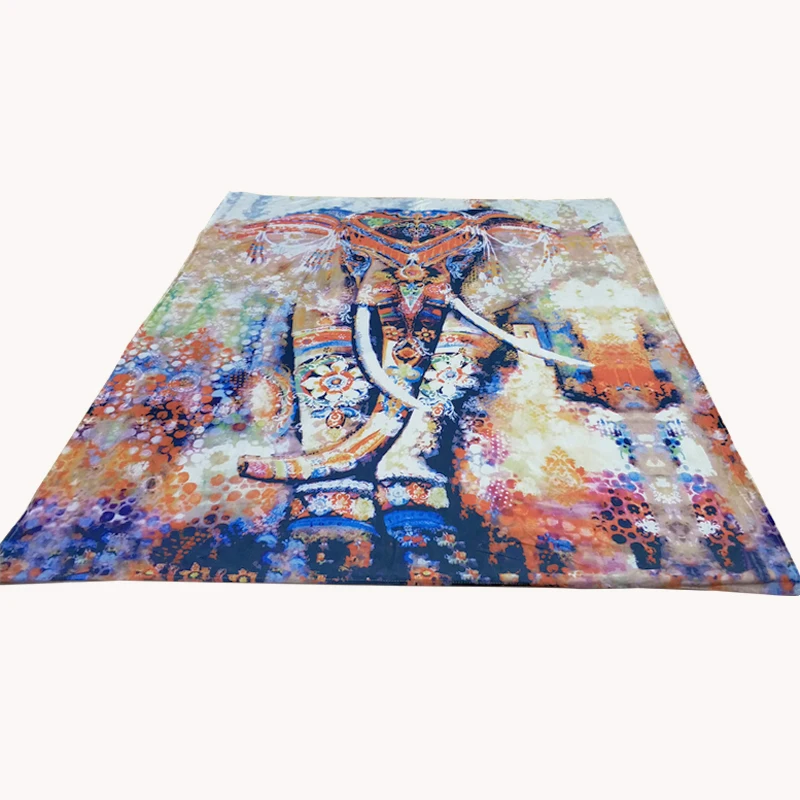 Красочный богемный гобелен с принтом психоделический художественный в виде