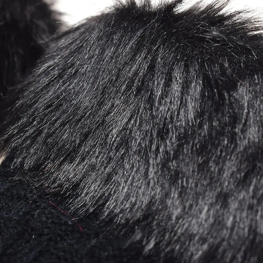 Меховые без пальцев Рукавицы женские зимние перчатки теплая шерсть вязаные с