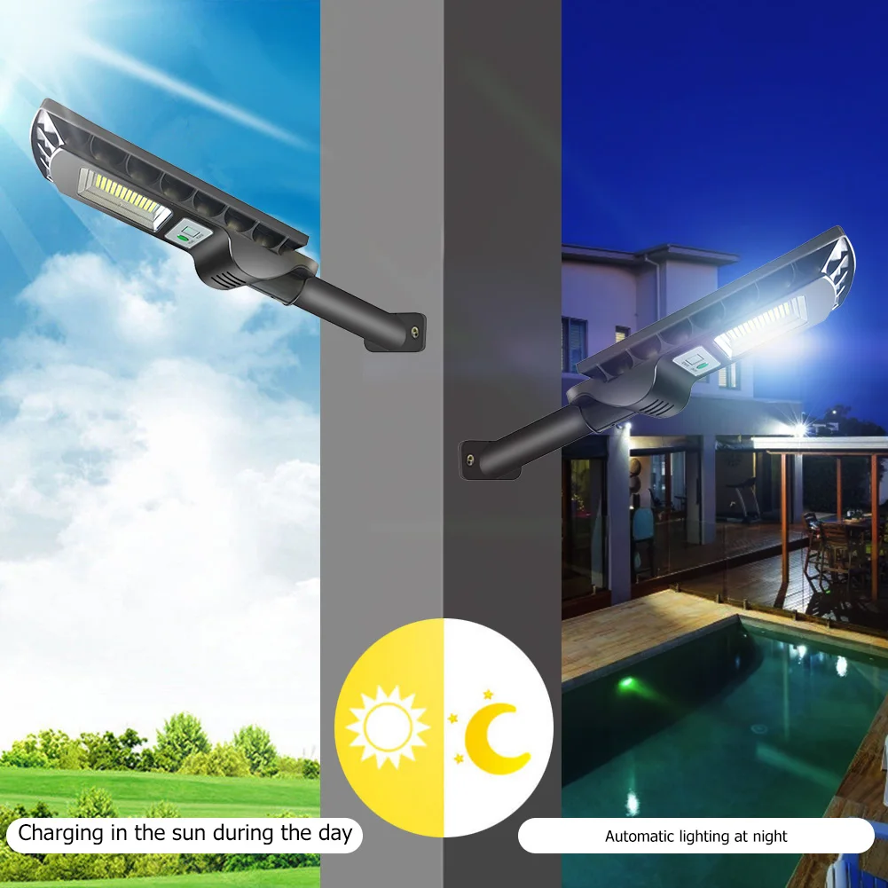180LED светильник на солнечных батареях IP66 водонепроницаемый датчик уличный для