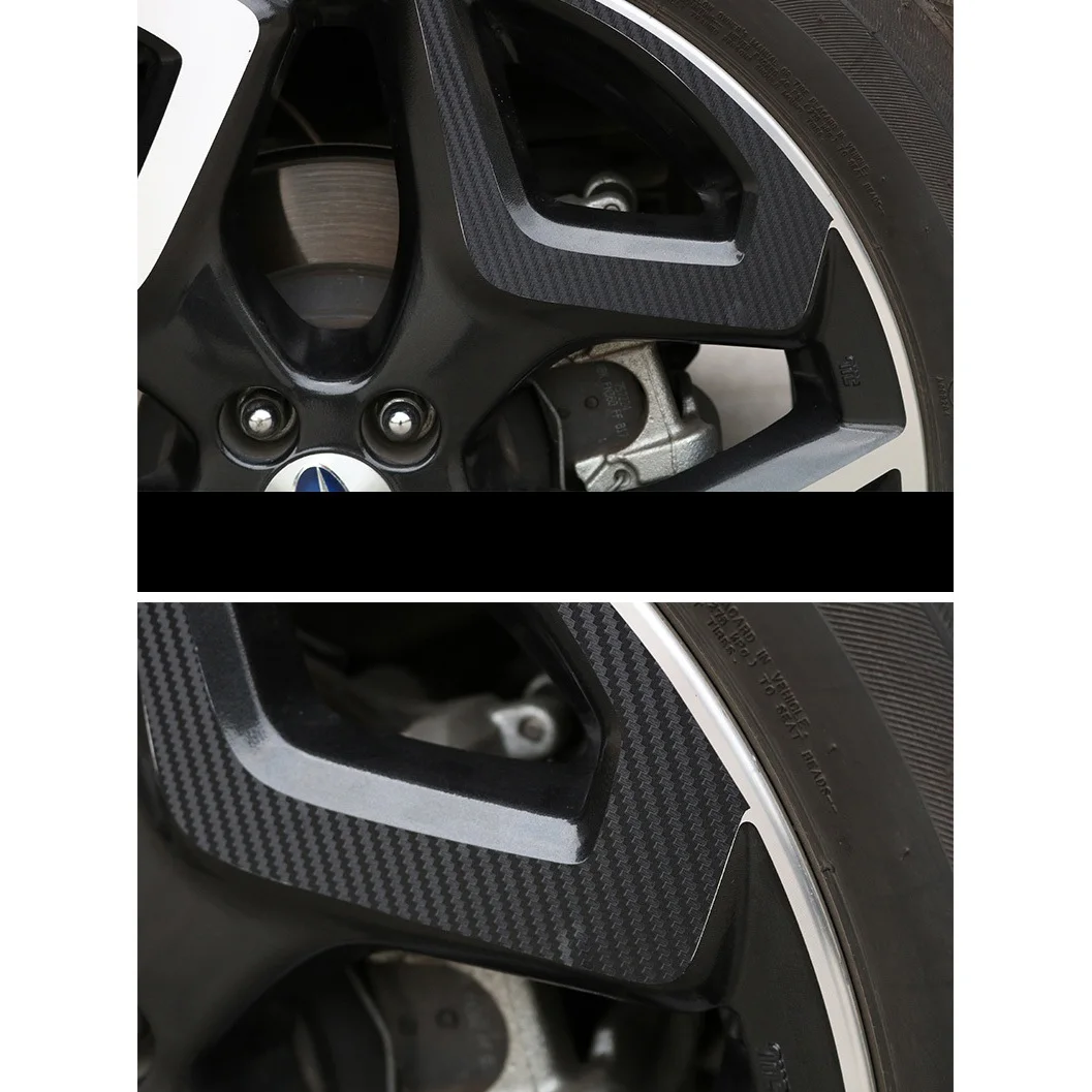 Fit for Subaru XV 2018 Декоративные колесные украшения Измененная специальная пленка на втулке из углеродного волокна для Forester.