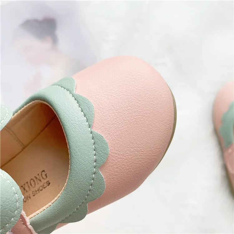 Новинка весны 2020 кожаная обувь для девочек Корейская Мягкая Детская принцессы