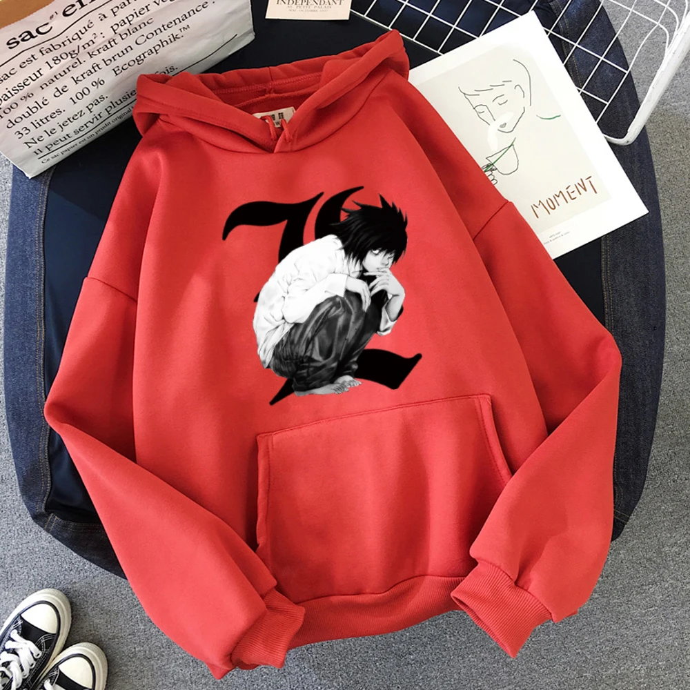 

Anime Hoodie Death Note Fashion Pullover Tops Long Sleeve Streetwear