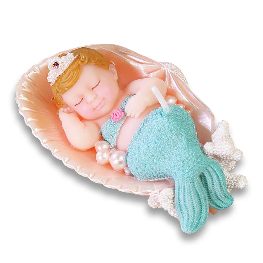 Креативные Милые свечи для торта в форме Русалочки сна свадебной вечеринки декор