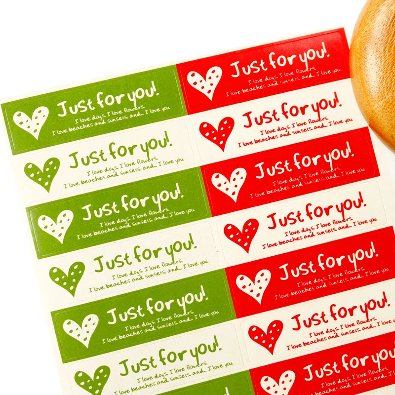 100 шт. наклейки для запечатывания вечерние подарочные пакеты упаковка s DIY