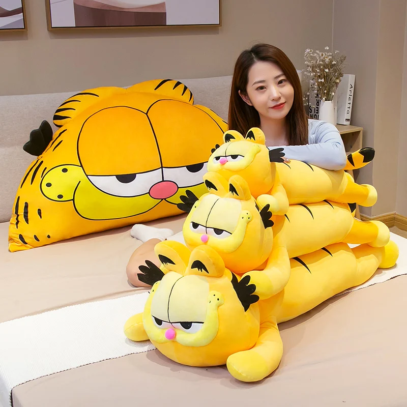 

High Quality 60-130cm Plush Garfield Cat Pillow Stuffed Toy Doll Bed Cushion Hot Sale Figure Gift For Children Free Shipping