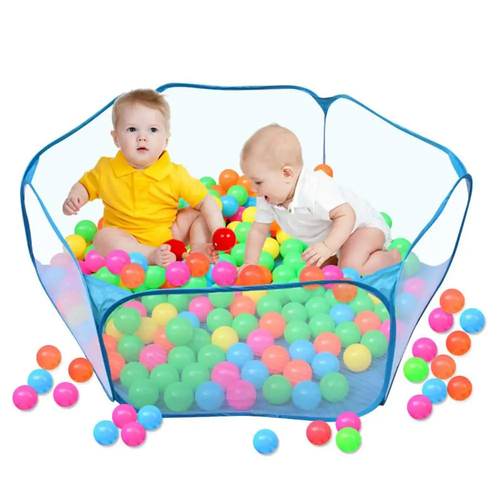 

Kids Pools Safe Baby Playing Pool Portable Baby Inflatable Pool Inflatable Children's Tent Toy Ocean Balls With Carry Tote