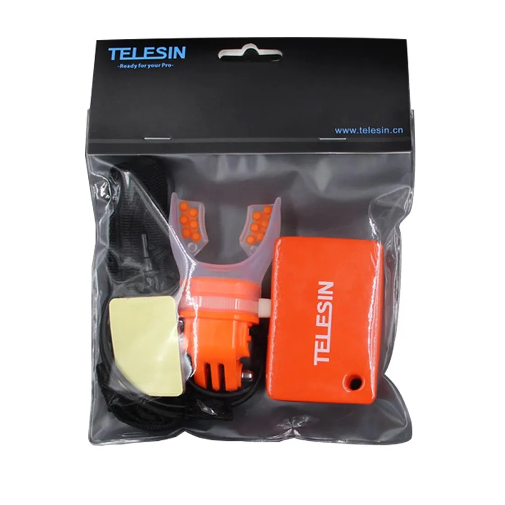 TELESIN крепление для камеры для серфинга+ Поплавковый ремешок для GoPro SJCAM Xiaomi YI 4K DJI Osmo аксессуары для действий