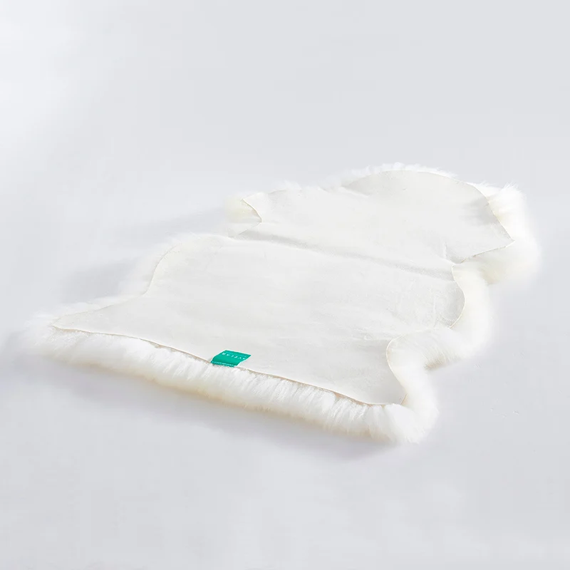 1P натуральная овчина ковер из натуральной шерсти белый Спальня Rugs And Carpets