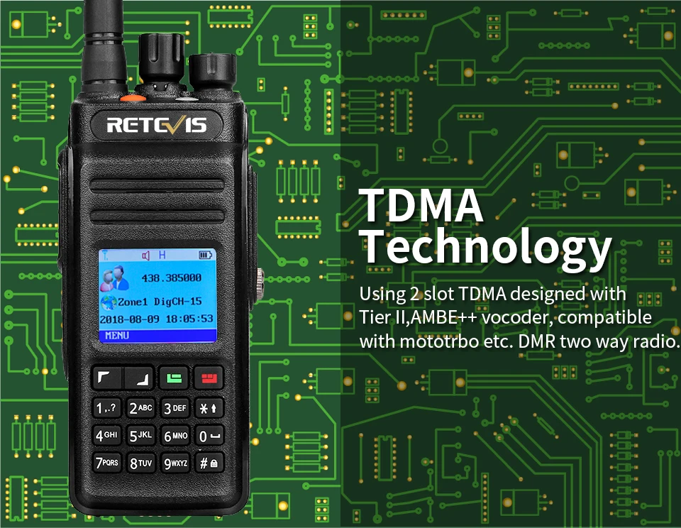 1 шт. Retevis RT83 высокомощная рация DMR цифровое радио(gps) IP67 водонепроницаемый UHF 400-470 МГц цифровой/аналоговый двухстороннее радио