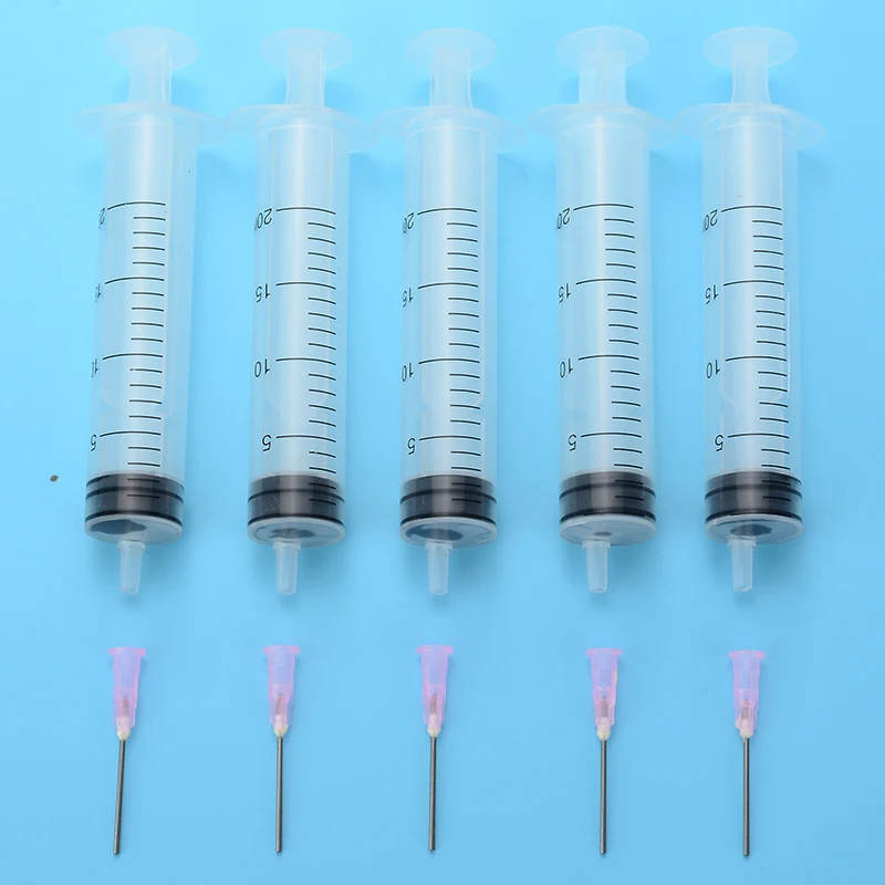 5 шт. резиновые шприцы для наполнения и смешивания жидкостей 20 мл|Эпоксиды| |
