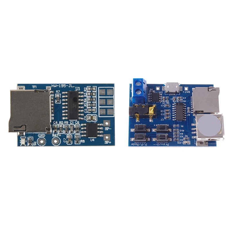 TF карта GPD2846A 5 шт. MP3 декодер плата 2 Вт модуль усилителя для Arduino и 1x Mp3 без потерь