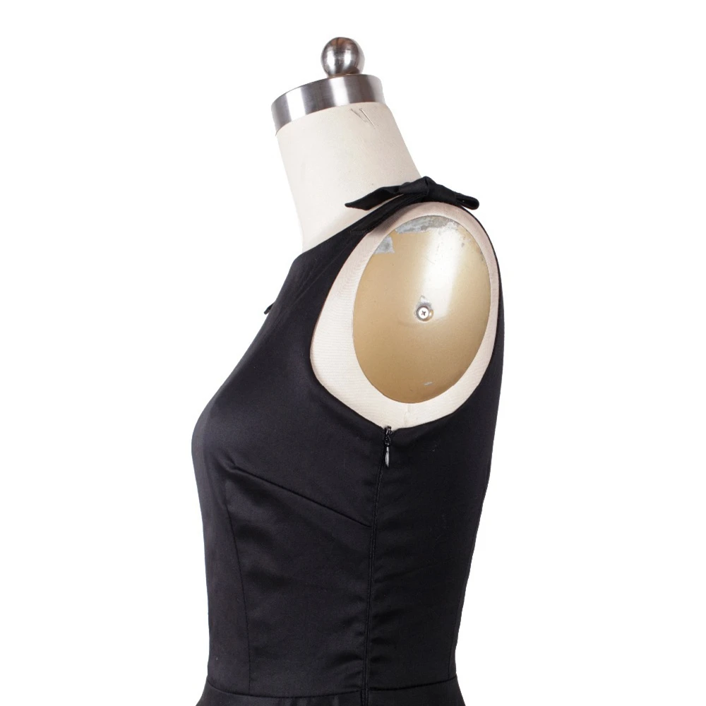 Винтажное однотонное платье в стиле ретро 50 60 х годов для выпускного вечера В