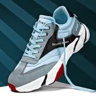 DAFIFY Мужская модная повседневная спортивная обувь мужская легкая уличная спортивная обувь мужская синяя светящаяся папа 46 большого размера корейские кроссовки