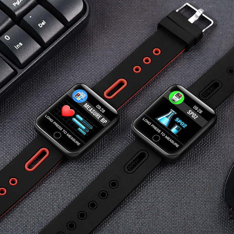 

BINSSAW 2019 Smart Watch Men Women Wristwatch Sport Fitness tracker Pedometer Heart Rate Blood Pressure Watches LED Smartwatch