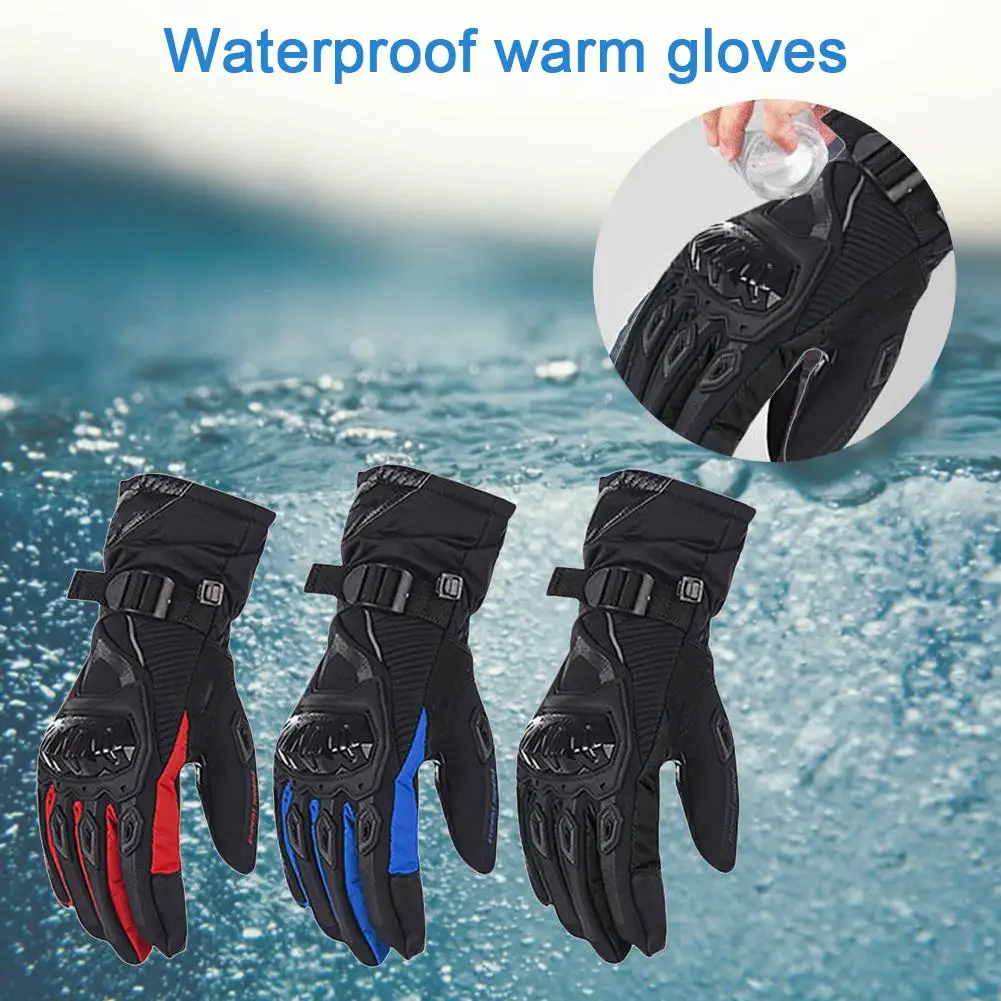 

Motorcycle Warm Gloves Universal Winter Cycling Waterproof Anti-slip Protective Gear Racing Gloves Motorcycle Accessories
