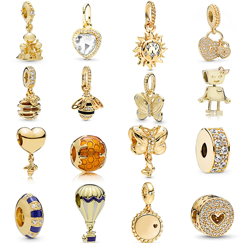 2 шт./лот подвеска в виде сети любовь бусины шармы подходят для брендовых