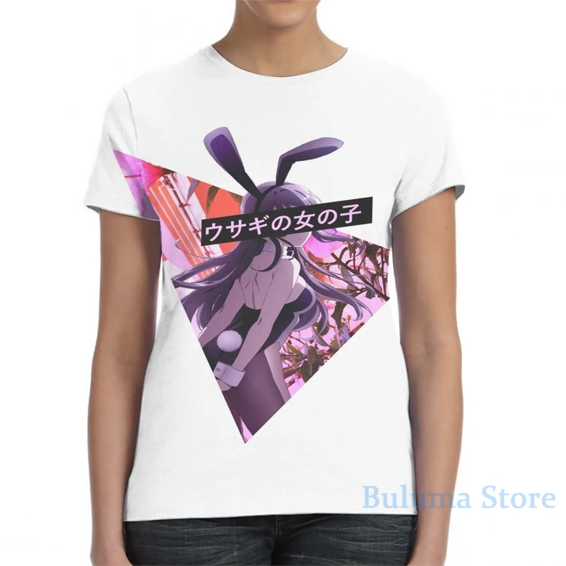 Футболка с коротким рукавом для мужчин и женщин модная рубашка принтом кролика