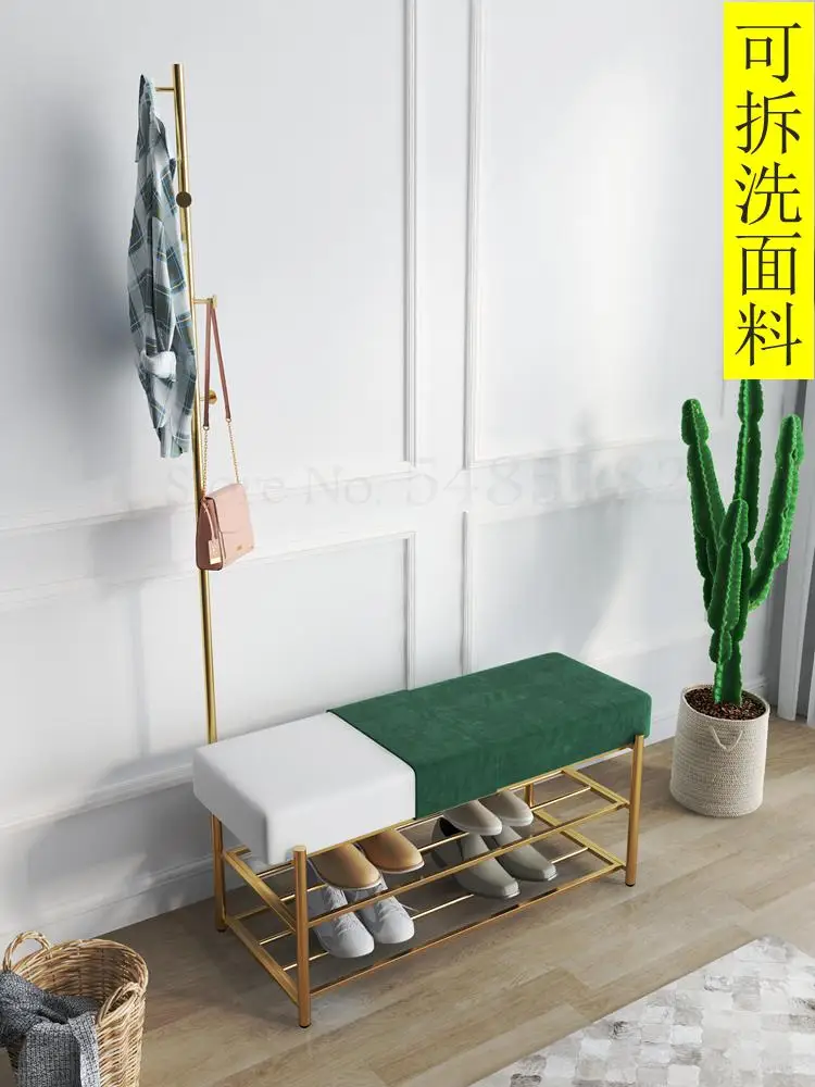 Скандинавский табурет для смены обуви креативная сидячая стойка съемный