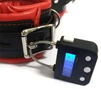 charging bdsm bondage timing lock fetish handcuffs mouth gag chastity cage panties time switch chastity lock adult game sex toys