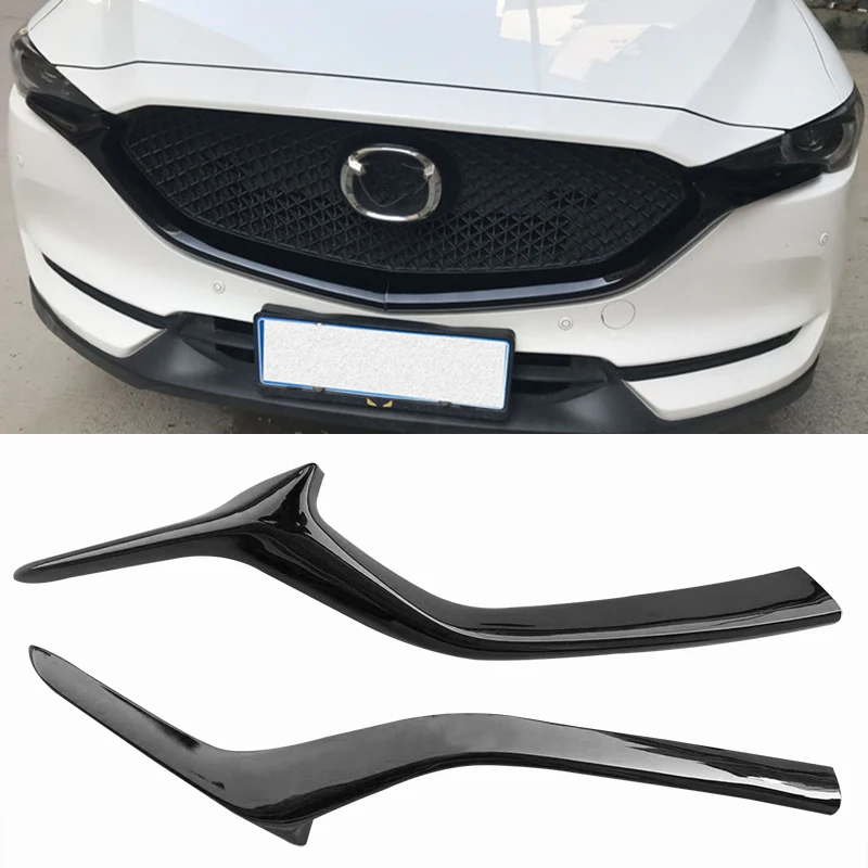 

For CX-5 Car Grille Trim Strip Mazda CX5 FRONT Bumper Full Star RACING Grills Cover Trim ACCESSORIES GRILL CX8 2017-2020
