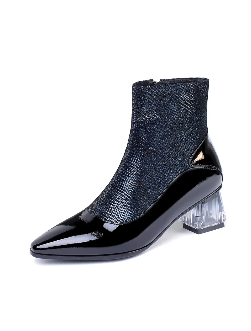 Новинка 2020 ботинки челси с заклепками женские ботильоны зимние женская обувь из