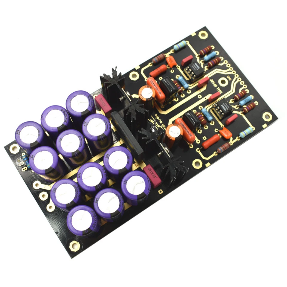 Мм Плата усилителя PCBA поворотные столы Phono Amp OPA2111KP Германии двухконтурная