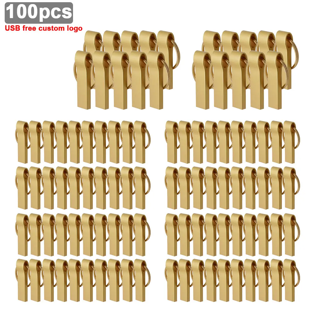 

100pcs/lot usb flash drive 32gb pen drive 64gb 16gb 8gb 4gb flash disk cle usb Storage device Customize memory stick For wedding