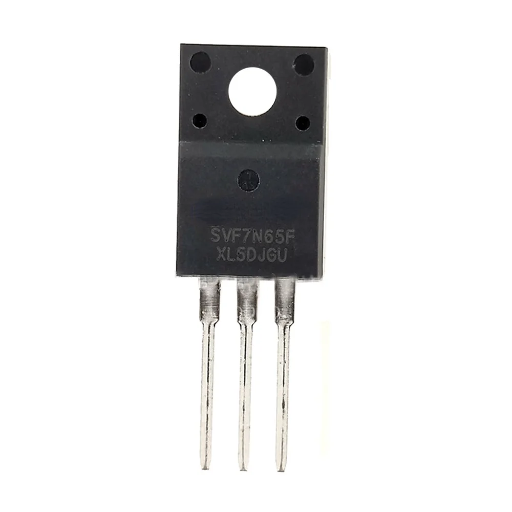 

10 шт./лот Новый SVF7N65F 7N65 7A 650V SVF7N65 TO-220F MOS полевой транзистор