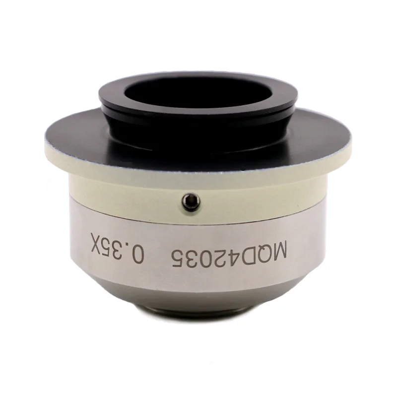 Focusable 0.35X 0.55X Microscope Camera Adapter C mount Adapter for Nikon Trinocular Microscope