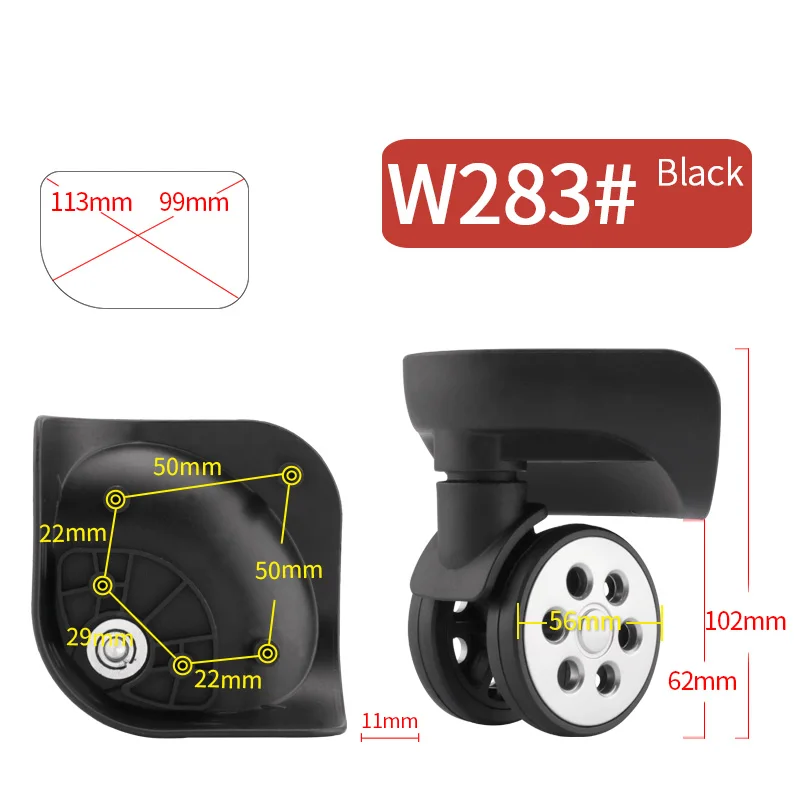 Luggage Wheels for suitcases Repair Hand Spinner Casters Wheels Parts Replacement  accessories bag 360 Swivel  universal casters