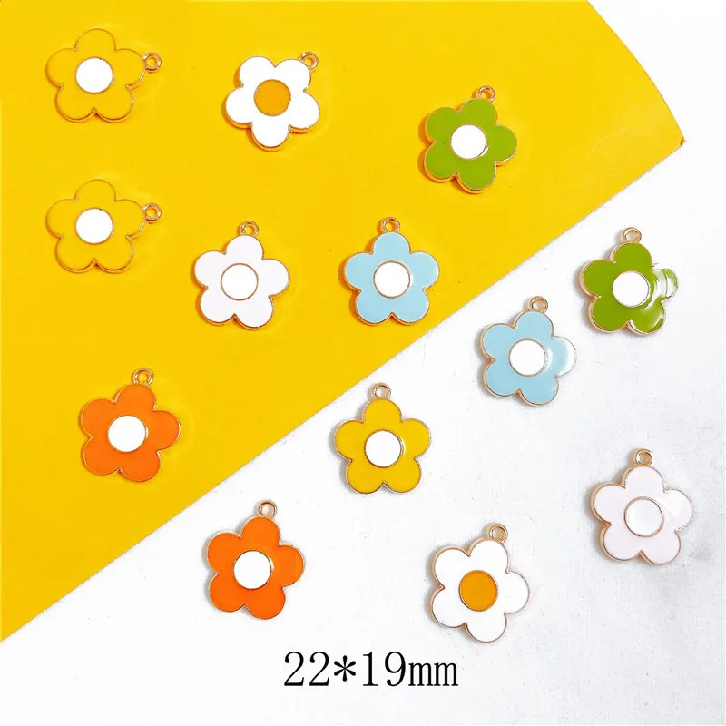 5 шт. два новых цветка прекрасные Летние цветы пять лепестков аксессуары сделай