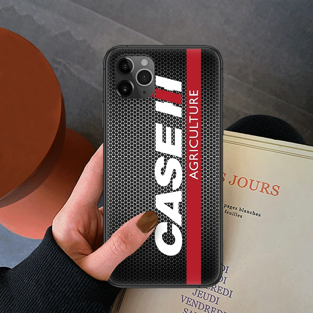 

CASE IH Tractor Phone Case For Iphone 4 4s 5 5S SE 5C 6 6S 7 8 Plus X XS XR 11 12 Mini Pro Max 2020 black Etui Tpu Shell Trend