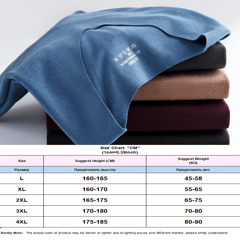 Thermal Underwear Men Winter Warm Pajama Suits Ultra-Soft Fleece Lined Male Top & Bottom Sleepwear High Stretch Long Johns Sets