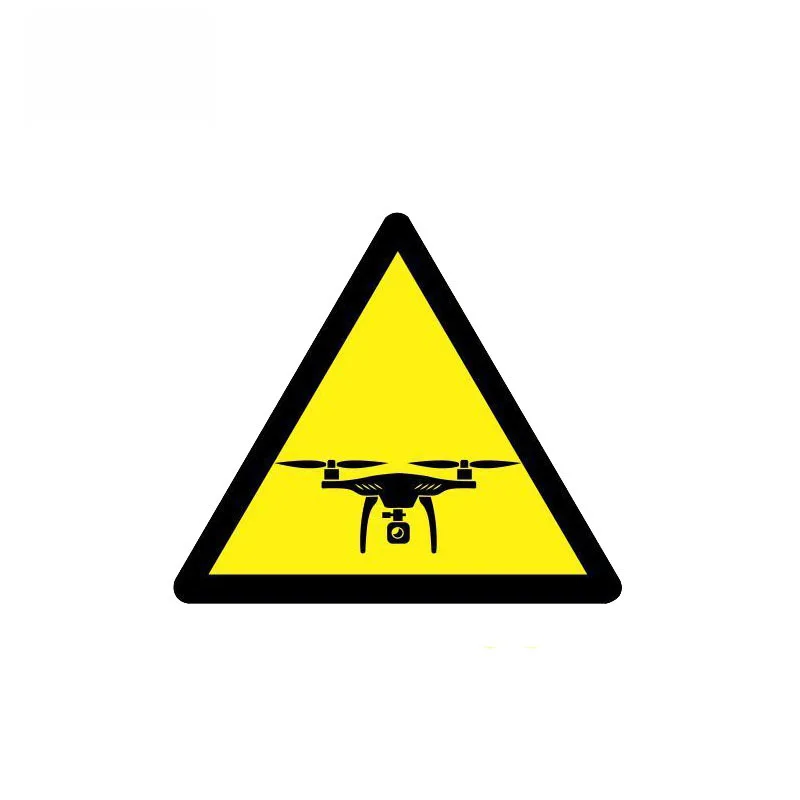 Креативная предупреждающая Автомобильная наклейка предупреждающие дроны