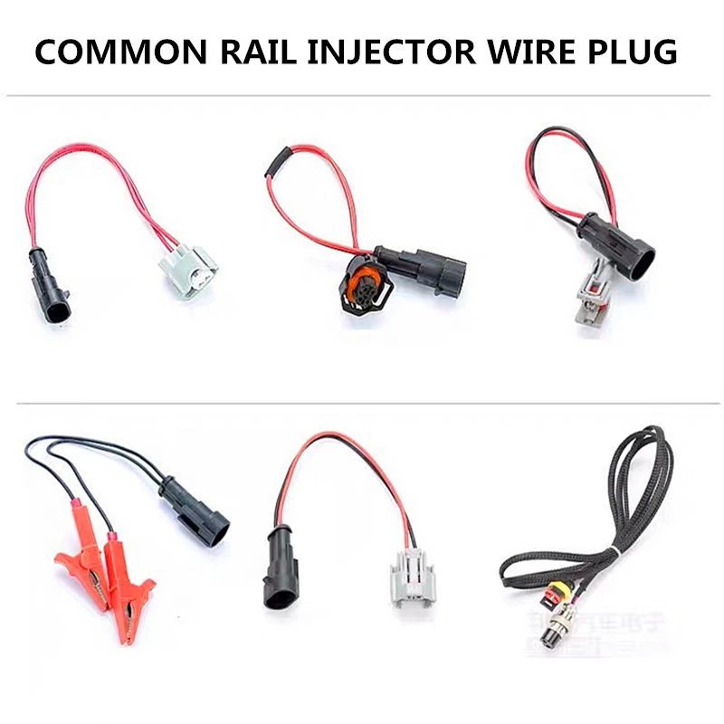 Тестер для инжектора BOSCH DENSO DELPHI SIMENS Common Rail Piezo соединительный провод заглушки