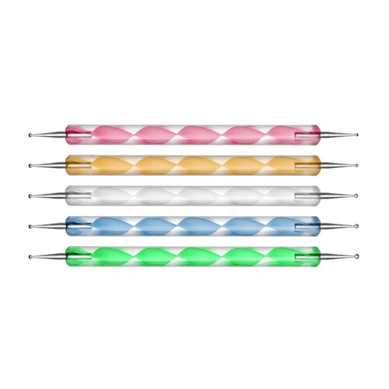 

Nail Art Tool Set with Painting Brushes Dotting Pen Manicure Tape Color Rhinestones Crystals DIY Nail Accessories