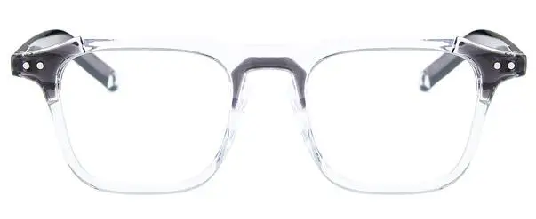 Anti Blue 2019l square Glasses Women Computer blue light blocking glasses Radiation Goggles Spectacles Eyeglasses Men - Цвет оправы: gray clear